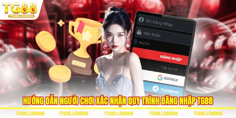 Hướng dẫn người chơi xác nhận quy trình đăng nhập TG88