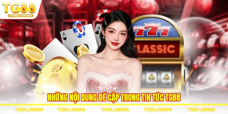 Những nội dung đề cập trong tin tức TG88