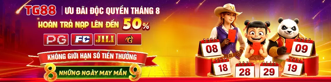 tg88 hoàn trả 50%